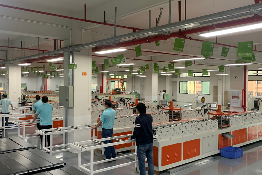 LED linear light production line