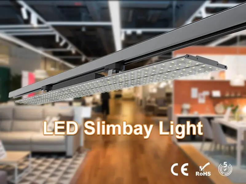 Slimbay UGR under 19 ultra slim LED linear light with trackway rail