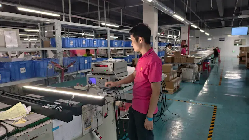 Quality inspection of LED linear lights